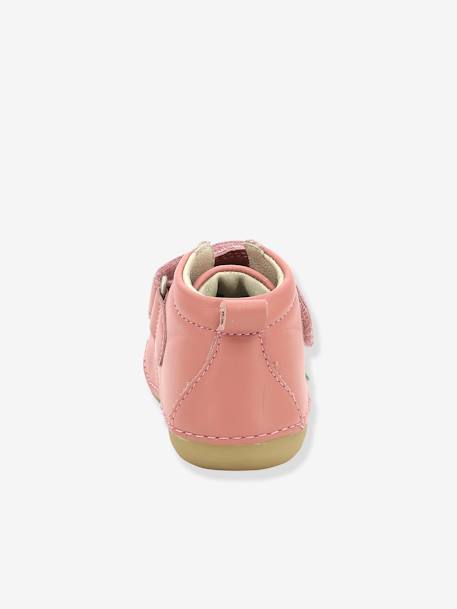 Bottillons cuir bébé fille Sabio KICKERS® 1ers pas rose antique 5 - vertbaudet enfant 