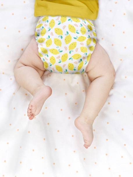 Miosolo couche lavable tout-en-un bleu+DOUX CITRON+vert 4 - vertbaudet enfant 