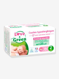 Puériculture-Toilette de bébé-Couches et lingettes-Couches jetables-Couches hypoallergéniques T2 x 44 LOVE & GREEN