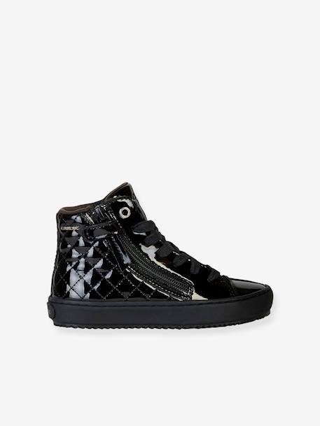 Baskets fourrées Mid fille Kalispera Girl noir vernis 2 - vertbaudet enfant 