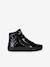 Baskets fourrées Mid fille Kalispera Girl noir vernis 2 - vertbaudet enfant 