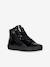 Baskets fourrées Mid fille Kalispera Girl noir vernis 1 - vertbaudet enfant 