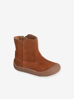 -Boots cuir souple bébé fille 4 pattes