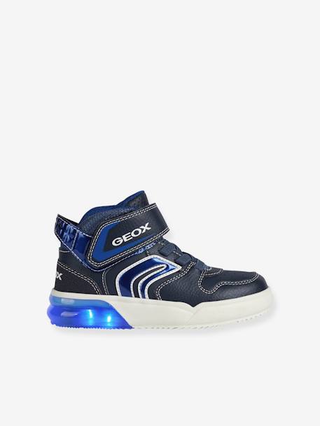Baskets MID garçon J Grayjay Boy A marine bleu 3 - vertbaudet enfant 