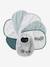 Lot 7 bavoirs naissance en coton bio* Hérisson+Oies+Tanzanie+vert d'eau 1 - vertbaudet enfant 