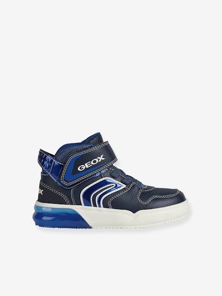 Baskets MID garçon J Grayjay Boy A marine bleu 2 - vertbaudet enfant 