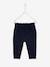 Pantalon en molleton bébé taille élastiquée BASICS corail+encre 4 - vertbaudet enfant 