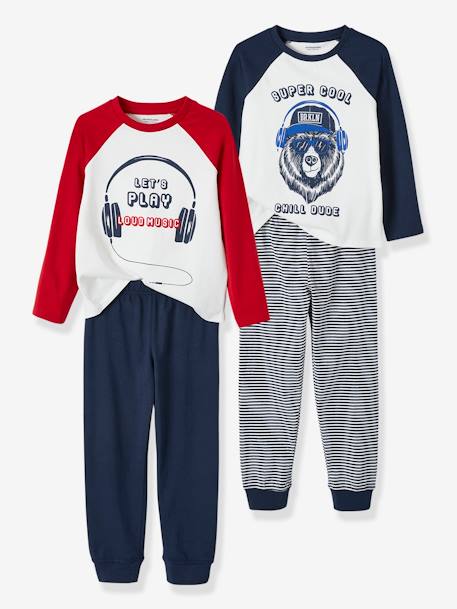 Lot de 2 pyjamas garçon musique Ivoire 1 - vertbaudet enfant 