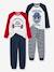 Lot de 2 pyjamas garçon musique Ivoire 1 - vertbaudet enfant 