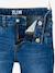 Jean slim MorphologiK fille tour de hanches LARGE avec usures BLEU FONCE DELAVE+denim black+DENIM GREY 4 - vertbaudet enfant 