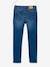 Jean slim MorphologiK fille tour de hanches LARGE avec usures BLEU FONCE DELAVE+denim black+DENIM GREY 3 - vertbaudet enfant 