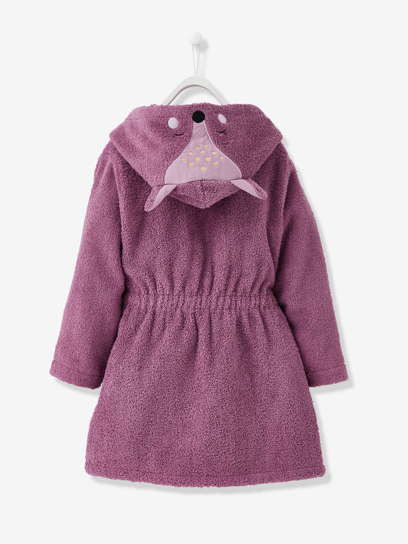 Peignoir Enfant Dinosaure Vertbaudet - Capuche, Ceinture Élastique, 2 Poches - Taille 4 à 10 Ans - 4