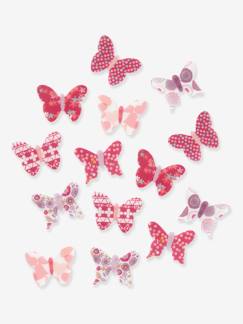 Linge de maison et décoration-Décoration-Lot de 14 papillons déco enfant