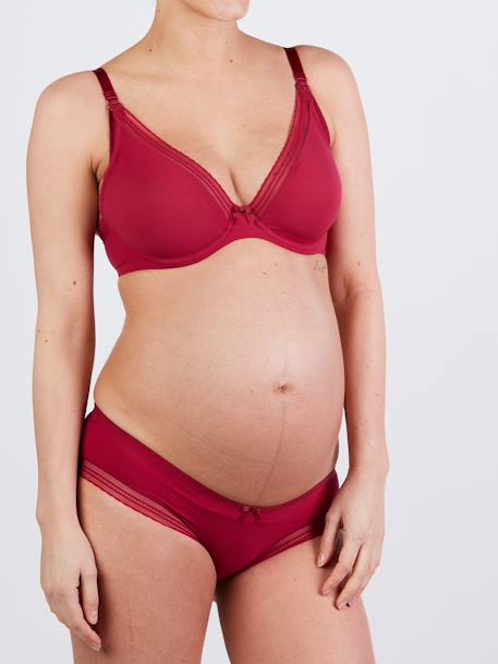 Soutien-gorge de grossesse et d'allaitement Milk CACHE C¼UR avec armatures BLUSH+BORDEAUX+NOIR 7 - vertbaudet enfant 
