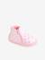 Chaussons zippés bébé fille fabriqués en France rose imprimé 1 - vertbaudet enfant 