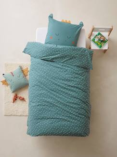 Linge de maison et décoration-Linge de lit enfant-Housse de couette-Parure housse de couette + taie d'oreiller BIO* DRAGON