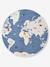 Tapis rond Mappemonde bleu / multicolore 2 - vertbaudet enfant 