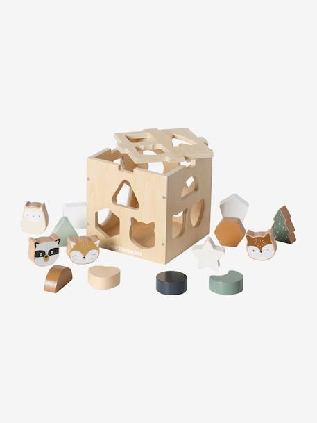 Boîte des animaux à encastrer GREEN FOREST en bois FSC® multicolore 3 - vertbaudet enfant 