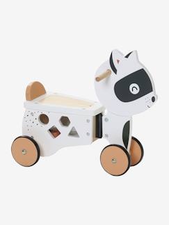 Porteur en bois pour bébé - Jouet trotteur tracteur Janod pour enfant