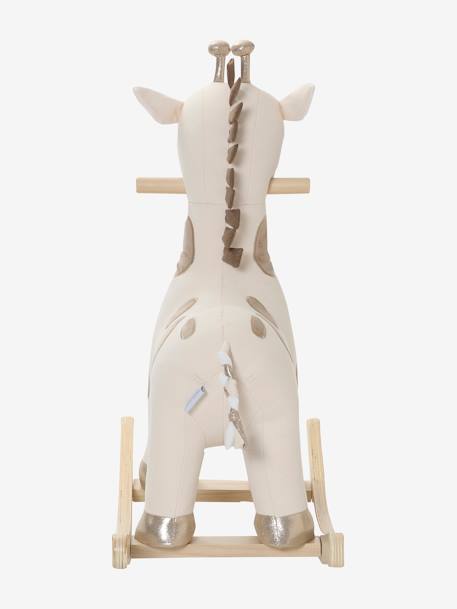 Girafe à bascule en bois FSC® ROSE MOYEN UNI AVEC DECOR 5 - vertbaudet enfant 