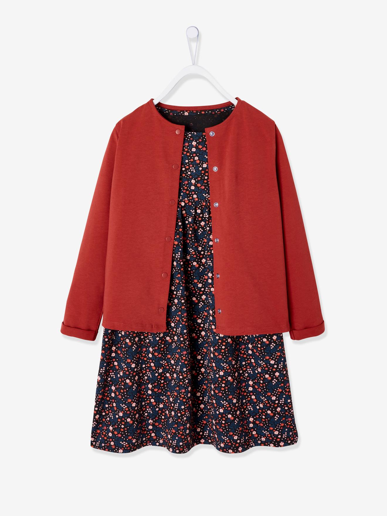 Ensemble robe + cardigan Vertbaudet | La Redoute