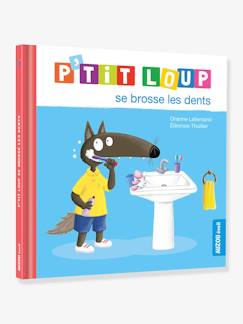 Jouet-Livres-Héros des tout-petits-P'tit Loup se brosse les dents - AUZOU