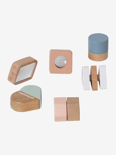 Cubes sensoriels en bois FSC® multicolore 3 - vertbaudet enfant 