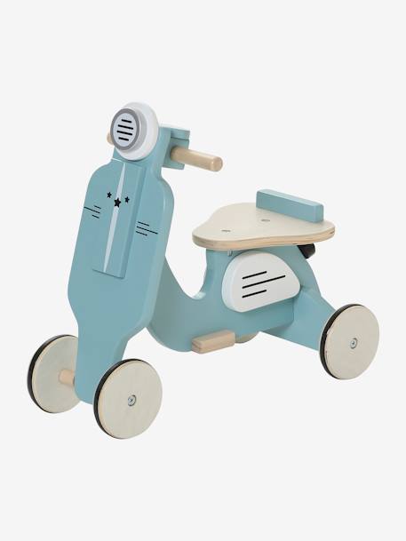 Porteur scooter en bois FSC® bleu 1 - vertbaudet enfant 