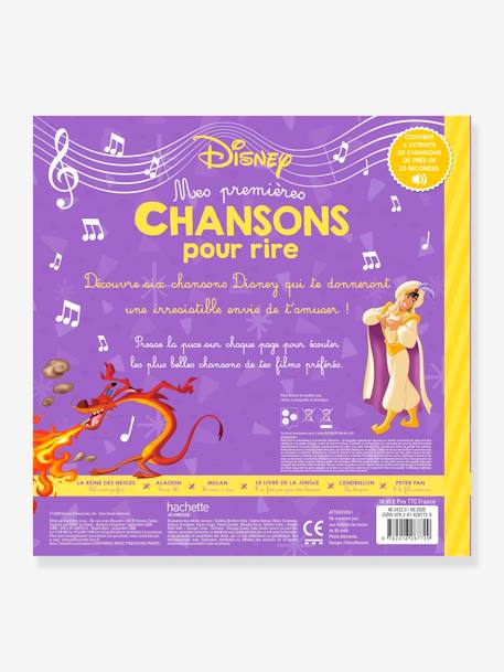 Disney - Livre Sonore Mes Premières Chansons pour Rire - HACHETTE JEUNESSE BLANC 3 - vertbaudet enfant 