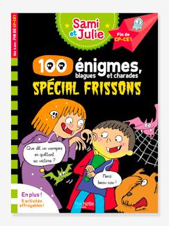 -Livre éducatif Sami et Julie - 100 Enigmes, spécial frissons - HACHETTE ÉDUCATION