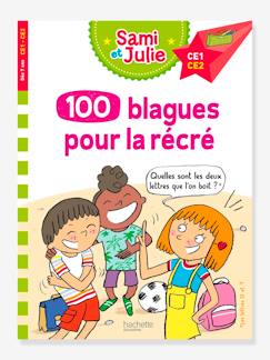 Rentree des classes primaire-Jouet-Livres-Livres d'activités et de jeux-Livre éducatif Sami et Julie - 100 blagues de Sami et Julie, pour la récré - HACHETTE ÉDUCATION
