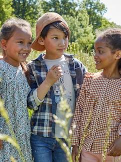 Chemise à carreaux esprit flanelle garçon  - vertbaudet enfant