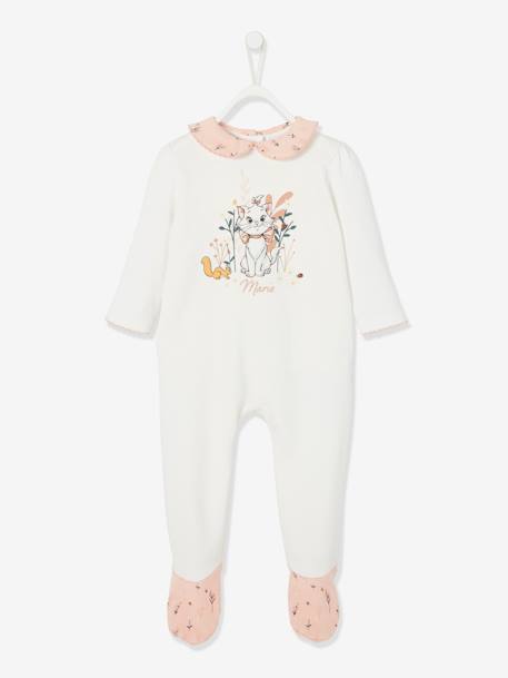 Pyjama bébé fille Disney® Les Aristochats BLANC - 11-0601 TCX / ROSE 13- 1 - vertbaudet enfant 