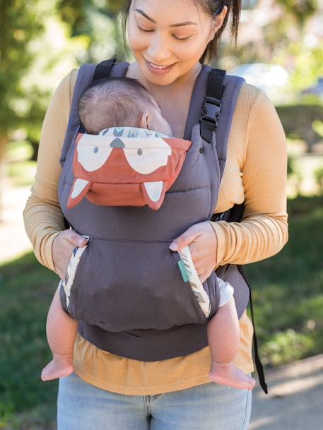 Porte-bébé Cuddle up gris+Gris/capuche renard 9 - vertbaudet enfant 