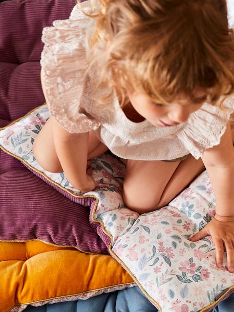 Matelas de sol bi-matière VICTORIA prune 1 - vertbaudet enfant 