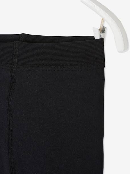 Legging collant fille maille polaire bleu+gris chiné+gris perle+mauve+noir 15 - vertbaudet enfant 