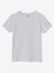 Lot de 3 T-shirts garçon manches courtes BASICS lot blanc+Lot camaieu bleu 10 - vertbaudet enfant 