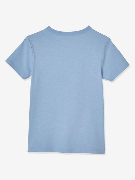 Lot de 3 T-shirts garçon manches courtes BASICS lot blanc+Lot camaieu bleu 11 - vertbaudet enfant 