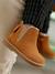 Boots bébé fille cuir zippées beige imprimé+bordeaux+CAMEL+marine+noir 29 - vertbaudet enfant 