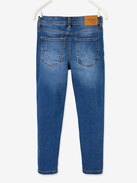 Jean garçon slim morphologique MEDIUM denim black+DENIM BRUT+denim gris+DENIM GRIS FONCE+double stone+STONE 38 - vertbaudet enfant 