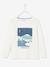 Tee-shirt motif fjord fille détails sequins ivoire 1 - vertbaudet enfant 