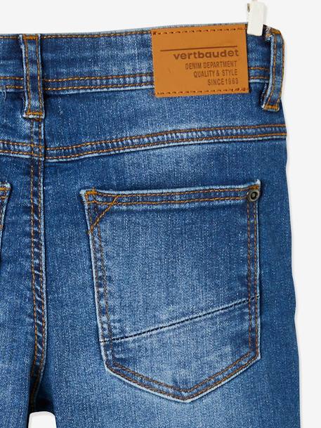 Jean garçon slim morphologique MEDIUM denim black+DENIM BRUT+denim gris+DENIM GRIS FONCE+double stone+STONE 41 - vertbaudet enfant 