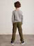 Pantalon garçon battle facile à enfiler bleu glacier+kaki foncé+taupe 16 - vertbaudet enfant 
