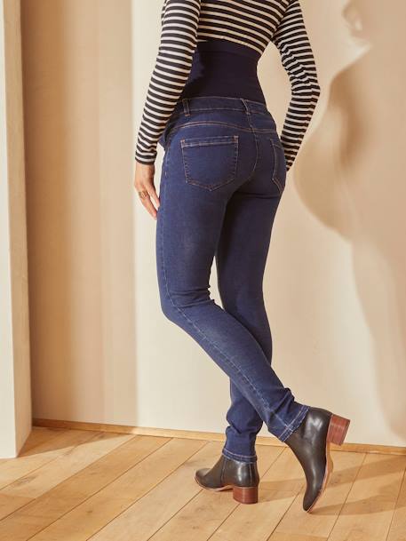 Jean de grossesse slim bandeau sans couture BRUT+DOUBLE STONE+Noir 4 - vertbaudet enfant 