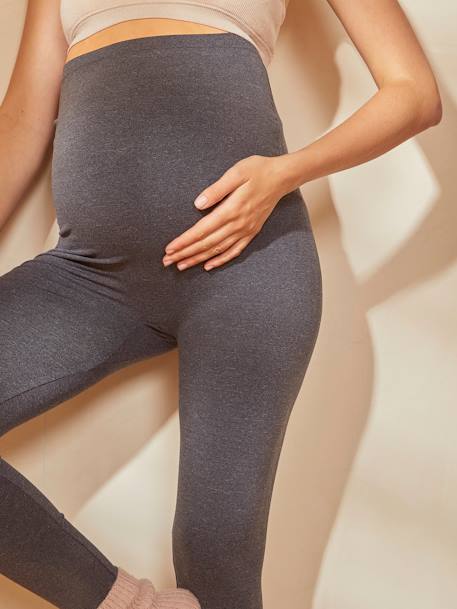 Legging de grossesse sans couture GRIS - cf swatch+Marron+Noir 2 - vertbaudet enfant 