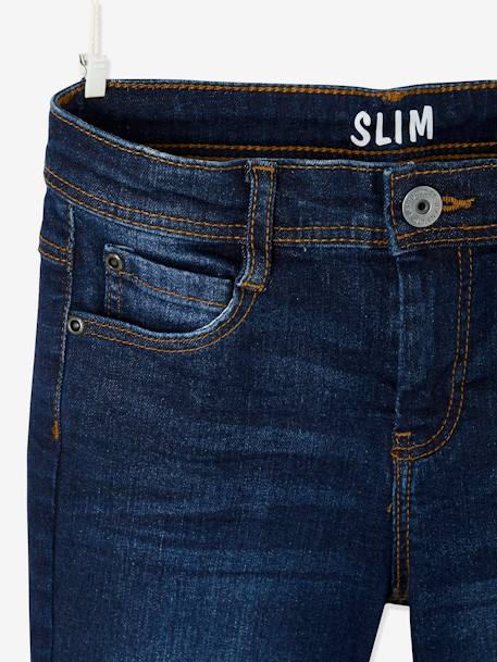 Jean garçon slim morphologique MEDIUM denim black+DENIM BRUT+denim gris+DENIM GRIS FONCE+double stone+STONE 12 - vertbaudet enfant 