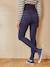 Jean de grossesse skinny bandeau sans couture Denim brut+Gris foncé 4 - vertbaudet enfant 