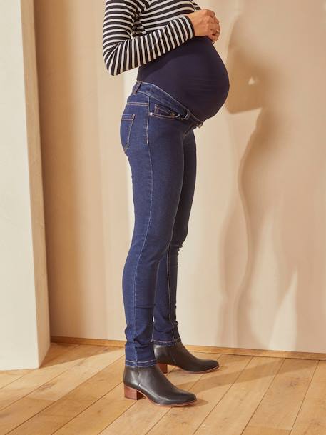 Jean de grossesse slim bandeau sans couture BRUT+DOUBLE STONE+Noir 5 - vertbaudet enfant 