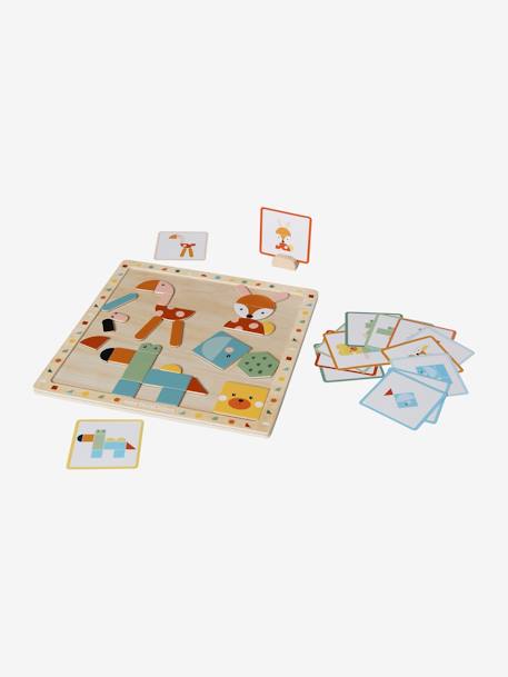 Tableau des animaux magnétiques en bois FSC® multicolore 1 - vertbaudet enfant 