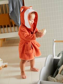 Idées cadeaux bébés et enfants-Linge de maison et décoration-Linge de bain-Peignoir-Peignoir de bain bébé Renard